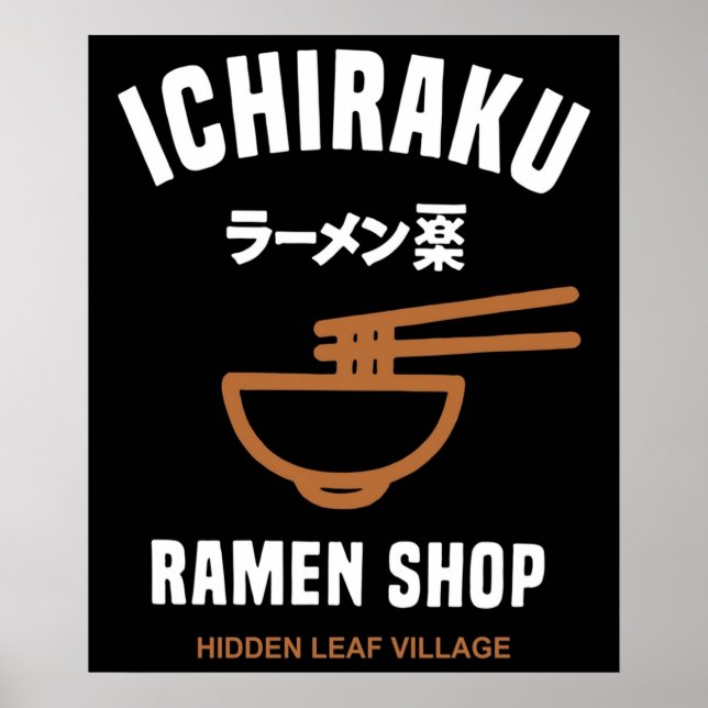 Poster Ichiraku Ramen (Devant)