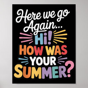 Poster Ici On Va Encore Je Veux Dire Bonjour Comment Étai