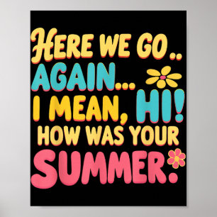 Poster Ici On Va Encore Je Veux Dire Bonjour Comment Étai