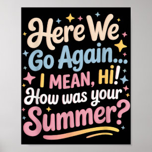 Poster Ici On Va Encore Je Veux Dire Bonjour Comment Étai