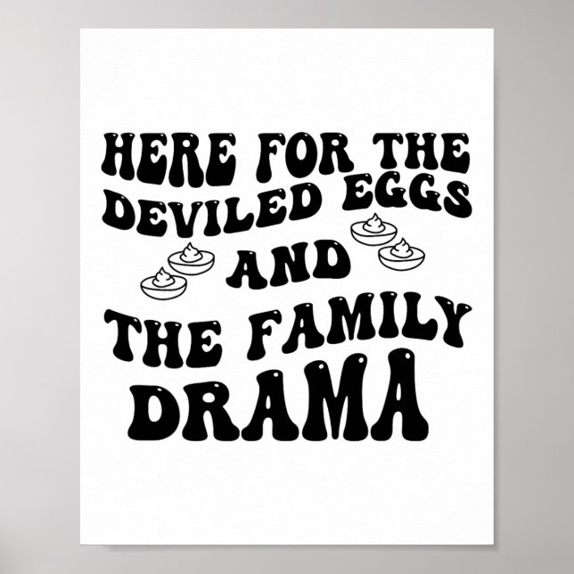 Poster Ici Pour Les Oeufs Dévastés Et Le Drame Familial (Devant)