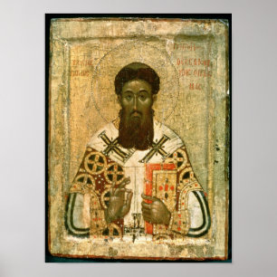 Poster Icône d'archevêque de St Gregory de Salonique