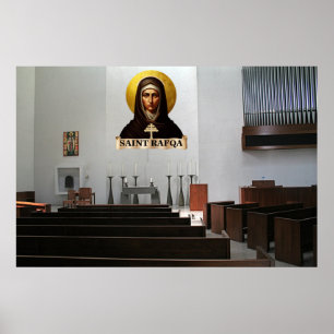 Poster Icône de la chapelle Sainte Rafqa 