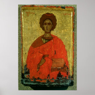 Poster Icône de Saint Pantalon de Nicomedia