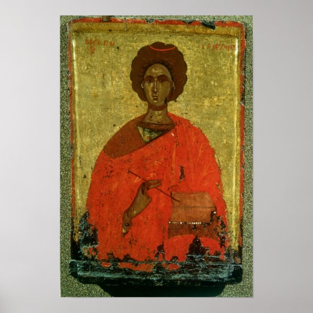 Poster Icône de Saint Pantalon de Nicomedia (Devant)