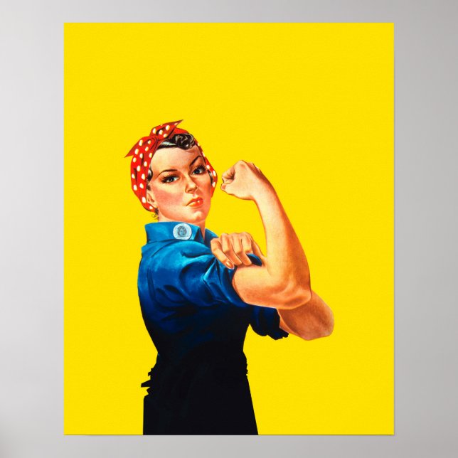 Poster Icône De Style Rétro De Rosie (Devant)