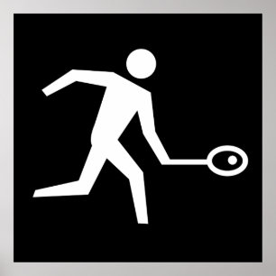 Poster Icône du lecteur de squash
