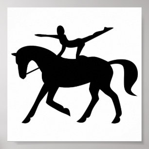 Poster icône en voûte à cheval