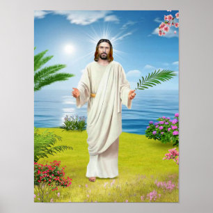 Poster Icône Jésus du Christ