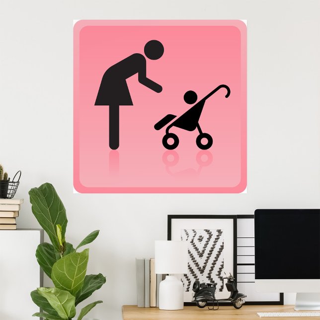 Poster Icône Mère Et Enfant (Créateur téléchargé)