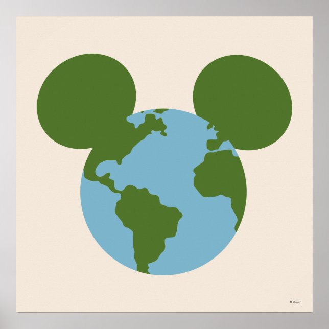 Poster Icône Mickey Terre (Devant)