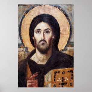 Poster Icône orthodoxe de notre Sauveur Jésus Christ