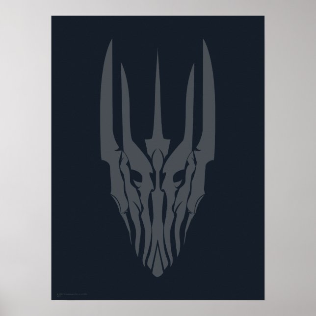 Poster Icône tête de sauron (Devant)