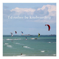I'd rather be kite boarding