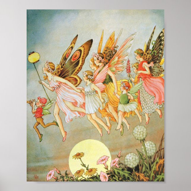 Poster Ida Rentoul - Défilé de fées (Devant)