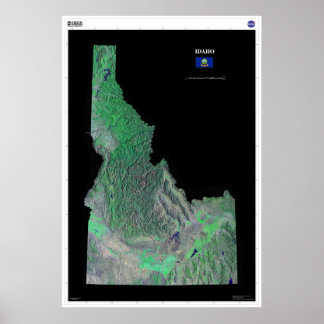 Poster Idaho De L'Affiche Spatiale