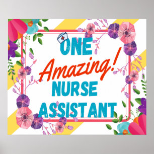 Poster Idée de cadeau d'appréciation d'assistant infirmie