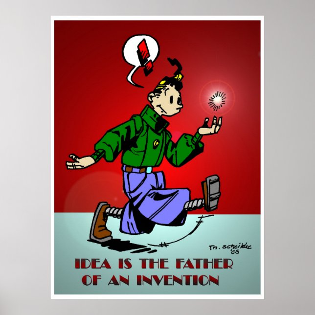 Poster Idée Est Le Père D'Une Invention (Devant)