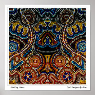 Poster Idées changeantes - conceptions de point de Gina