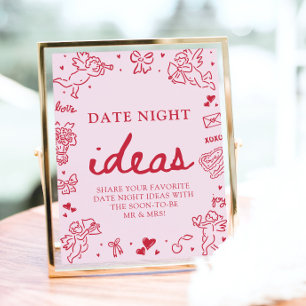 Poster Idées de soirée en amoureux pour la Saint-Valentin