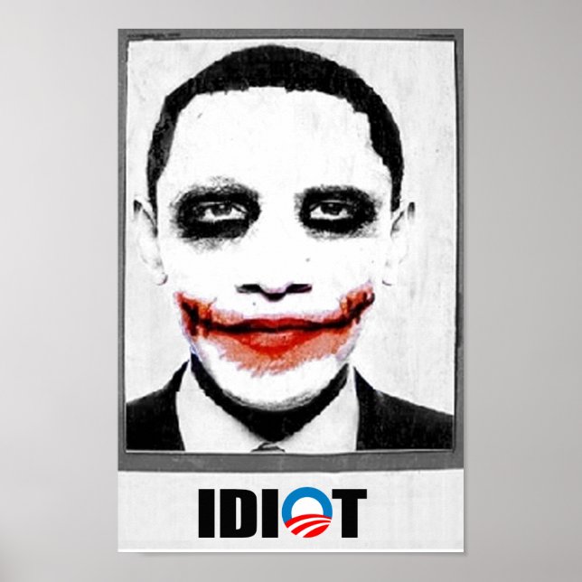 POSTER IDIOT (Devant)
