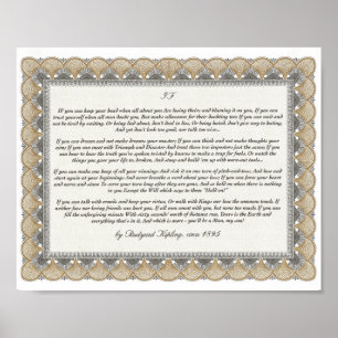 Poster IF Inspirer le poème pour les jeunes hommes par Ru