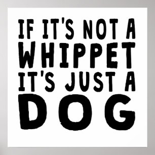 Poster If It's Not A Whippet