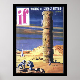Poster If v03 n01 (1954-03.Quinn)_Pulp Art