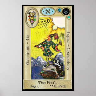 Poster Ifdawn Deepdream Tarot Key 0 ~ L'idiot