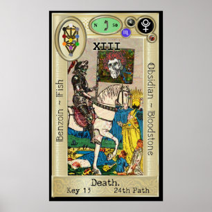 Poster Ifdawn Deepdream Tarot Key 13 ~ Mort