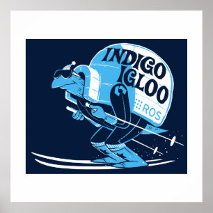 Poster Igloo d'indigo de ROS