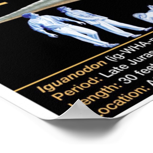 Poster Iguandon - Biology Jurassic (Coin)