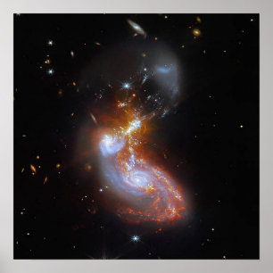 Poster II ZW 96   Fusionner les galaxies   JWST