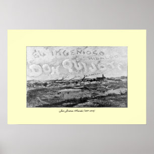 Poster III Centenario-Don Quichotte de José Jiménez Arand