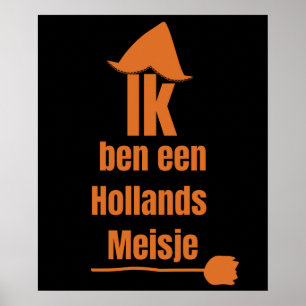 Poster Ik ben een Hollands Meisje - Je suis une fille hol