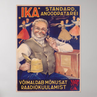 Poster IKA Batterie Et Beaux-Arts