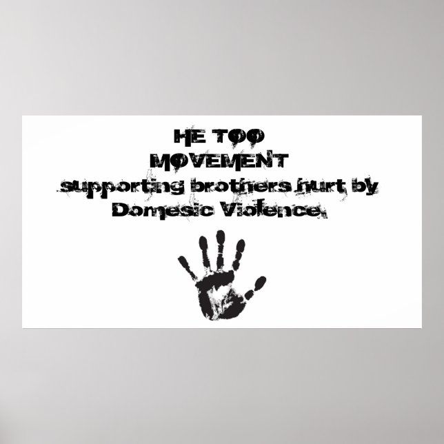 Poster Il aussi bannière de mouvement (Devant)