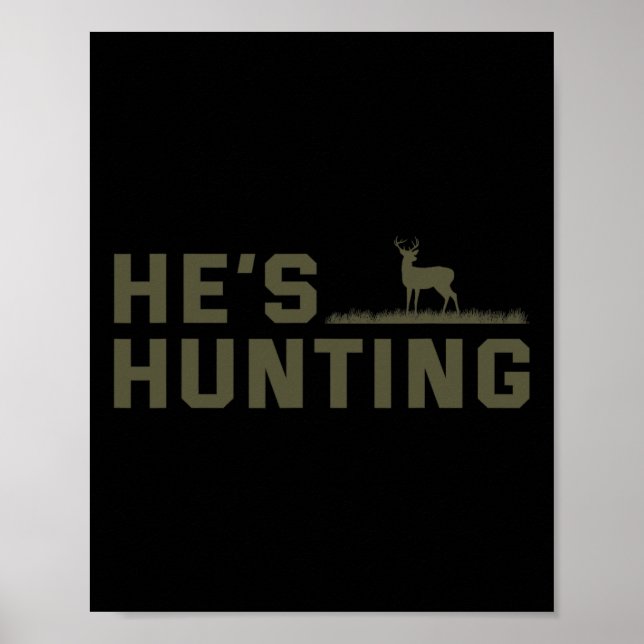 Poster Il chasse (Devant)