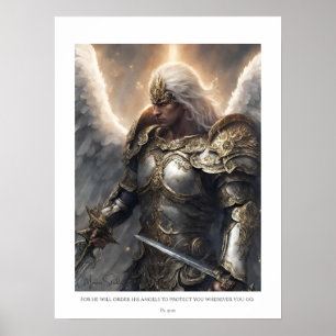 Poster Il commande ses anges.