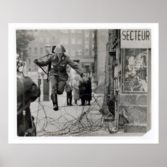 Poster Il est arrivé au mur 8/13/61 (Devant)