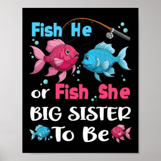 Poster Il est poisson ou elle est poisson Révélation du s