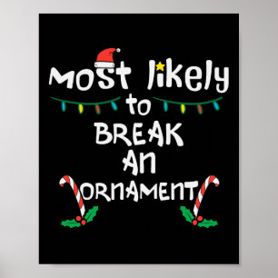 Poster Il Est Probable Qu'Un Ornement Célèbre Noël Noël