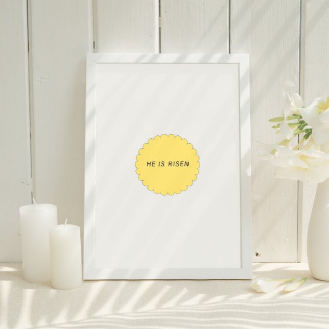 Poster Il Est Ressuscité (Créateur téléchargé)
