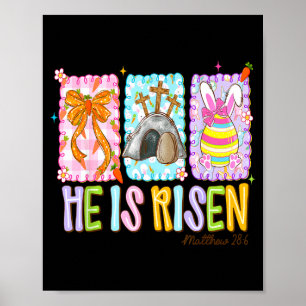 Poster Il est ressuscité preppy pâques christianisme jésu