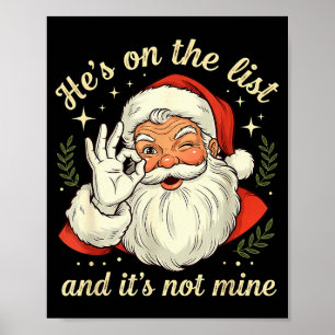 Poster Il est sur la liste et ce n'est pas le mien Cool R