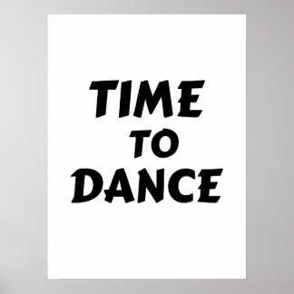 POSTER IL EST TEMPS DE DANSER