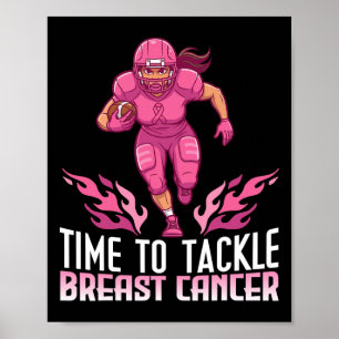 Poster Il Est Temps De Lutter Contre Le Cancer Du Sein Se