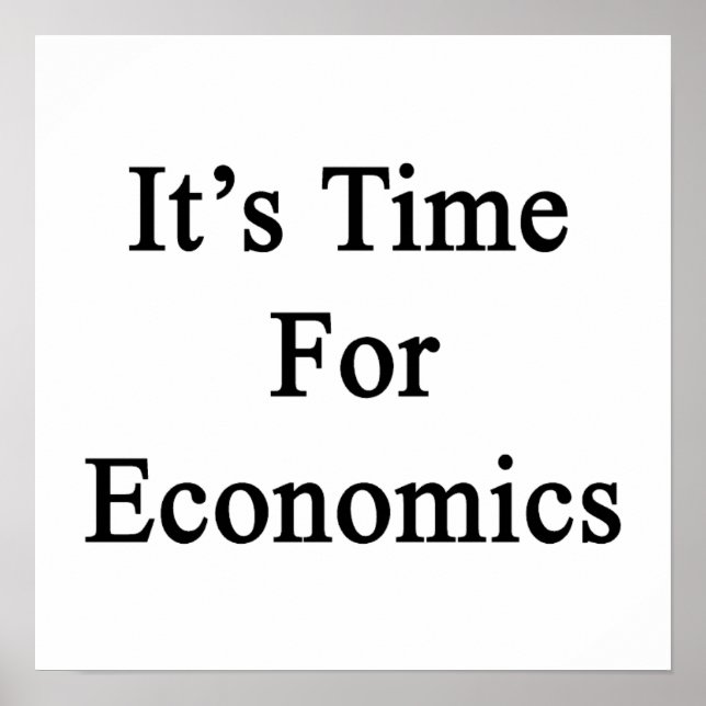 Poster Il est temps pour l'économie (Devant)