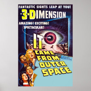 Poster Il Est Venu De L'Espace