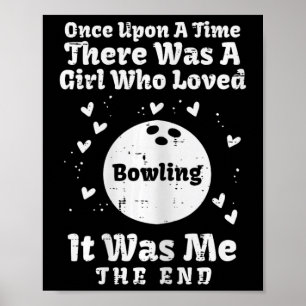 Poster Il Était Une Fille De Temps Aimé Bowling Girls Tod